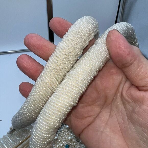 Vintage Addiction From a Distant Time Fully Beaded and Prong Set Rhinestone Bag - Picture 5 of 15